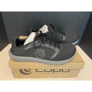 New! Mens TOPO Athletic ST-5 Black Minimalist Road Running Shoes. Size 13 Wide.
